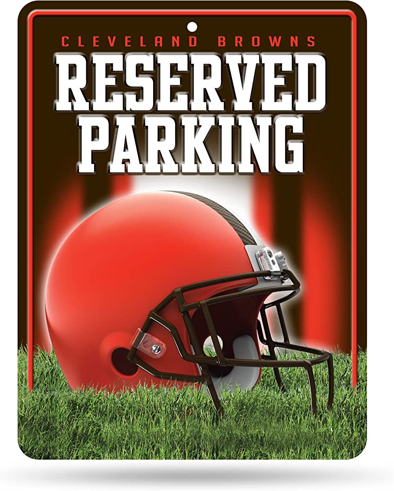 Cleveland Browns Parking Only Sign, Cleveland Browns