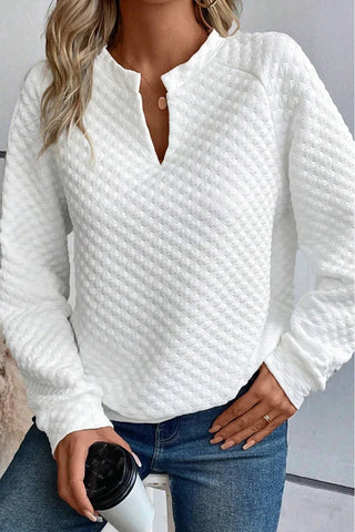 Mylah Quilted Long Sleeve Top-2