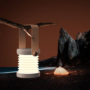 Foldable Touch Dimmable LED Night Light | USB Rechargeable Lantern Lamp for Home & Travel-0