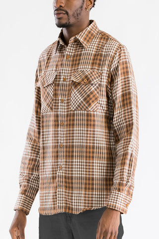 Brushed Flannel Shirt-2