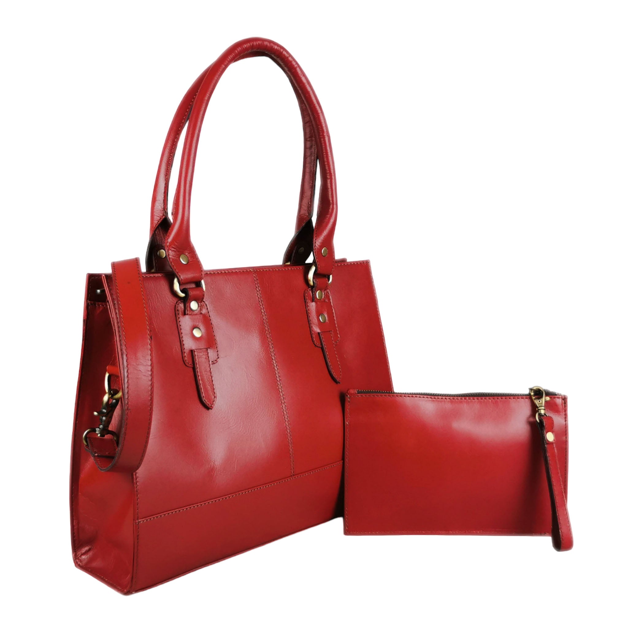 The Signature 15" Bag, Red-3