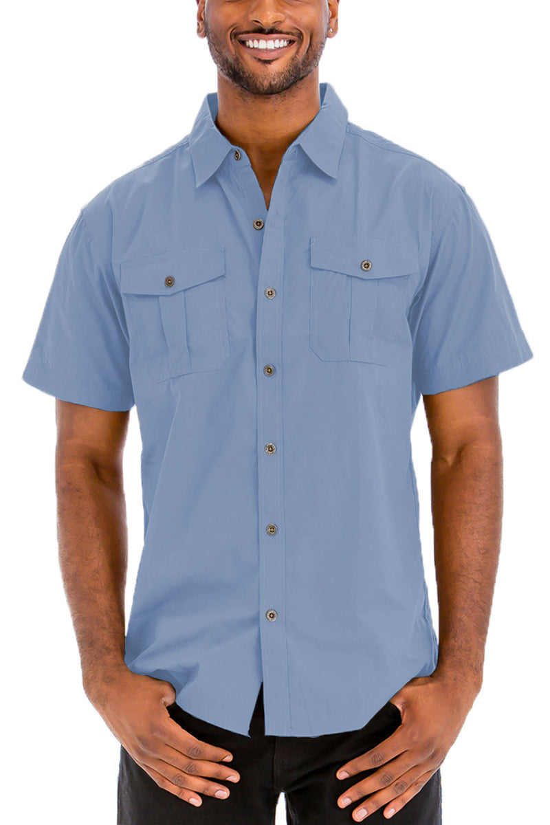 Classic Two Pocket Button Down-13