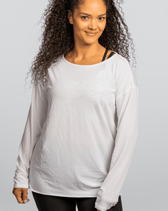 Hello Sunshine UPF Long Sleeve – No Headlights White-5