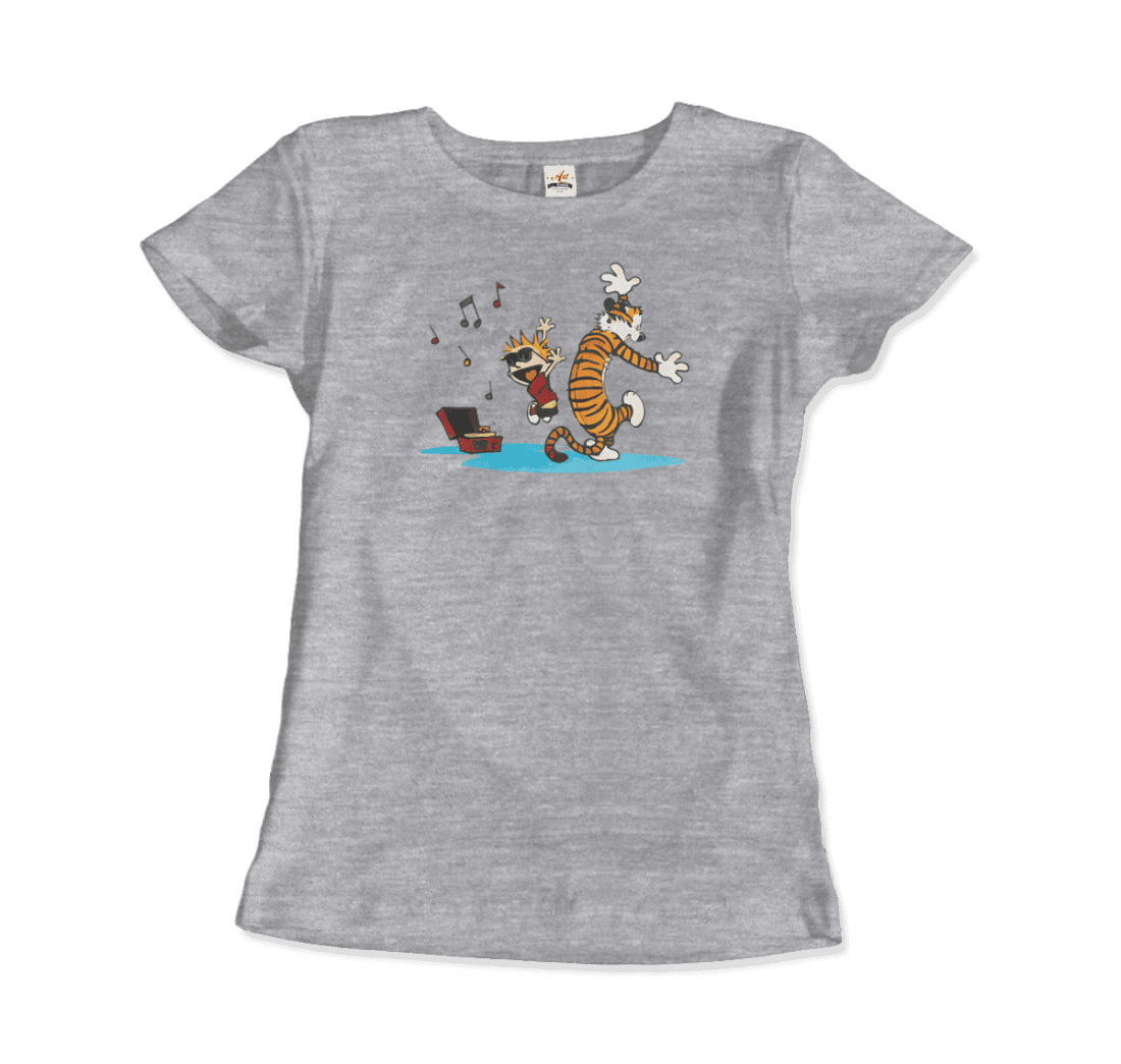 Calvin and Hobbes Laughing on the Floor T-Shirt-11