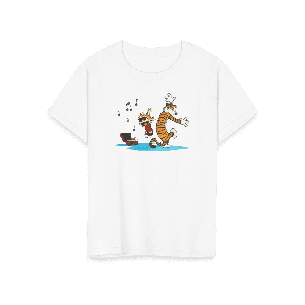 Calvin and Hobbes Laughing on the Floor T-Shirt-14