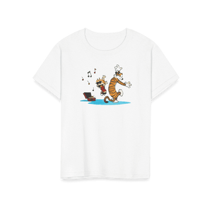 Calvin and Hobbes Laughing on the Floor T-Shirt-14