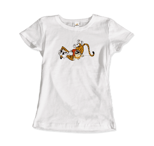 Calvin and Hobbes Laughing on the Floor T-Shirt-3