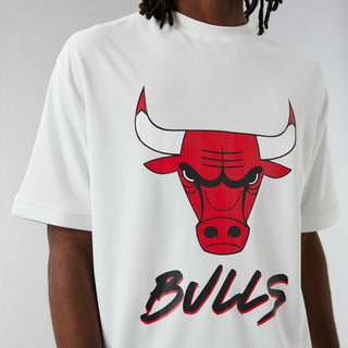 Chicago Bulls Logo Script Short Sleeve Tee - Team Spirit Store USA 