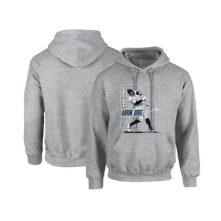 MLBPA - Major League Baseball Aaron Judge - MLBJUD3004 Mens / Womens Boyfriend Fit Hooded Sweatshirt-1