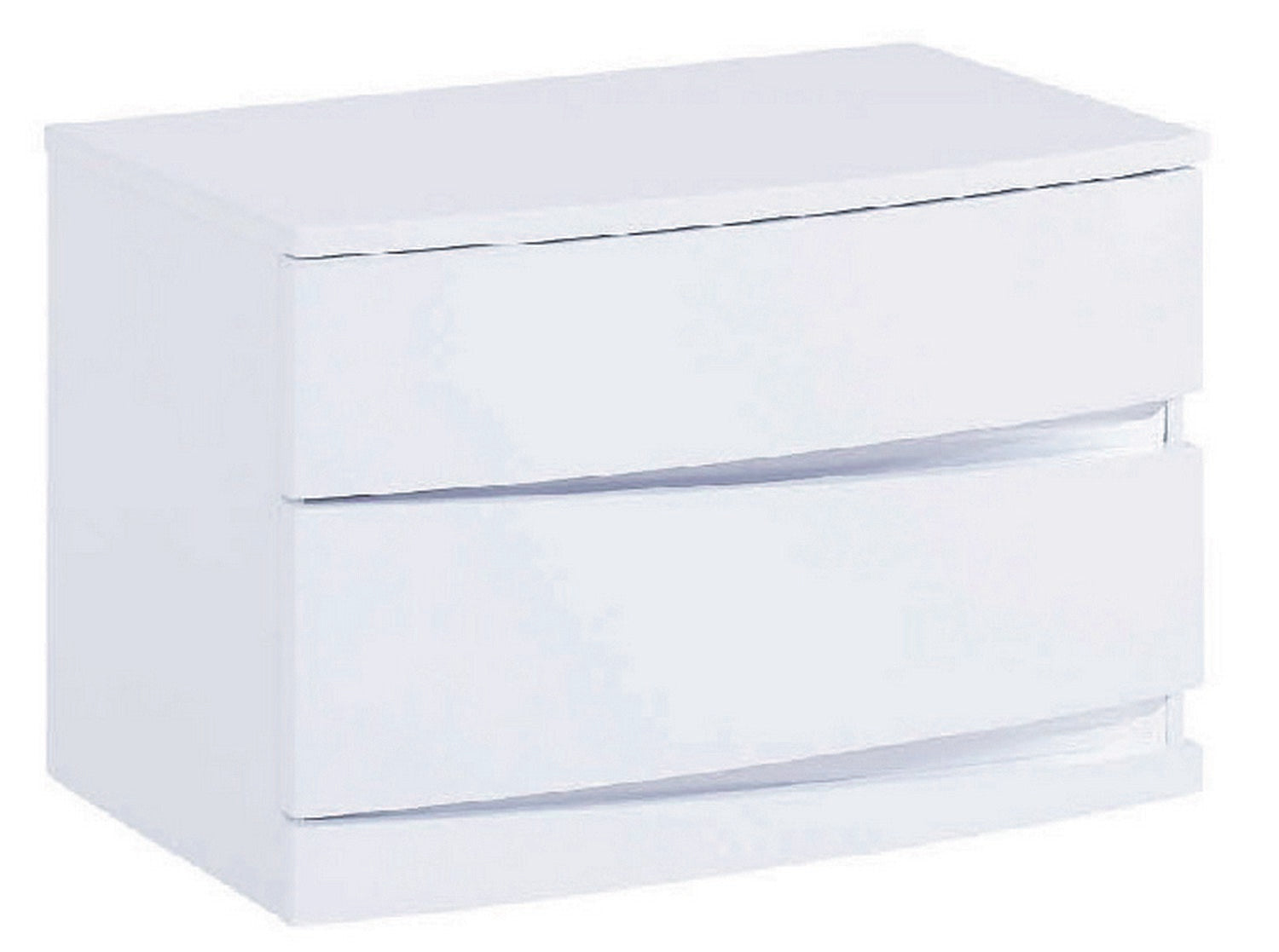 Exquisite White High Gloss Nightstand - Team Spirit Store USA 