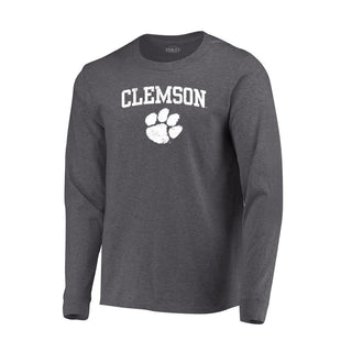 Clemson Tigers Paw Logo Long Sleeve Tee - Team Spirit Store USA 