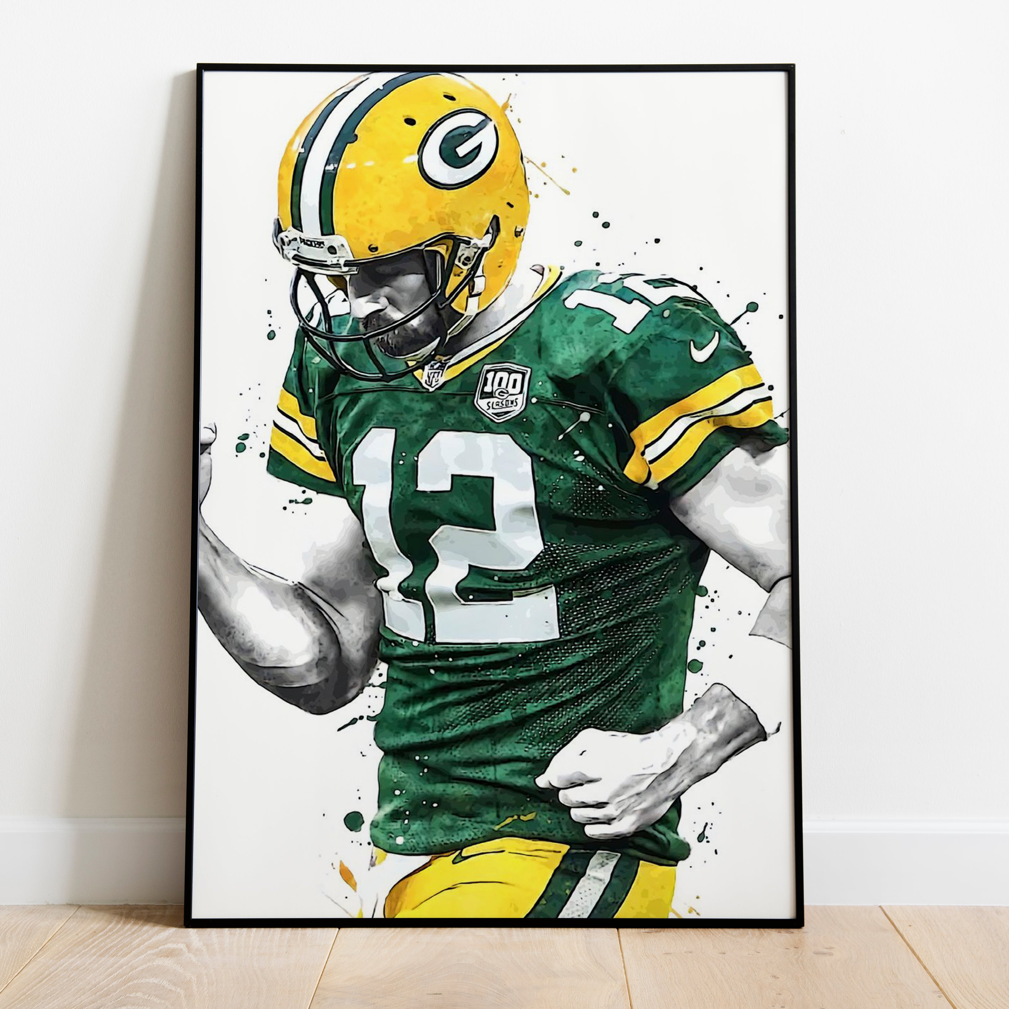 : Aaron Rodgers Poster 24 X 36 - Aaron Rodgers Print