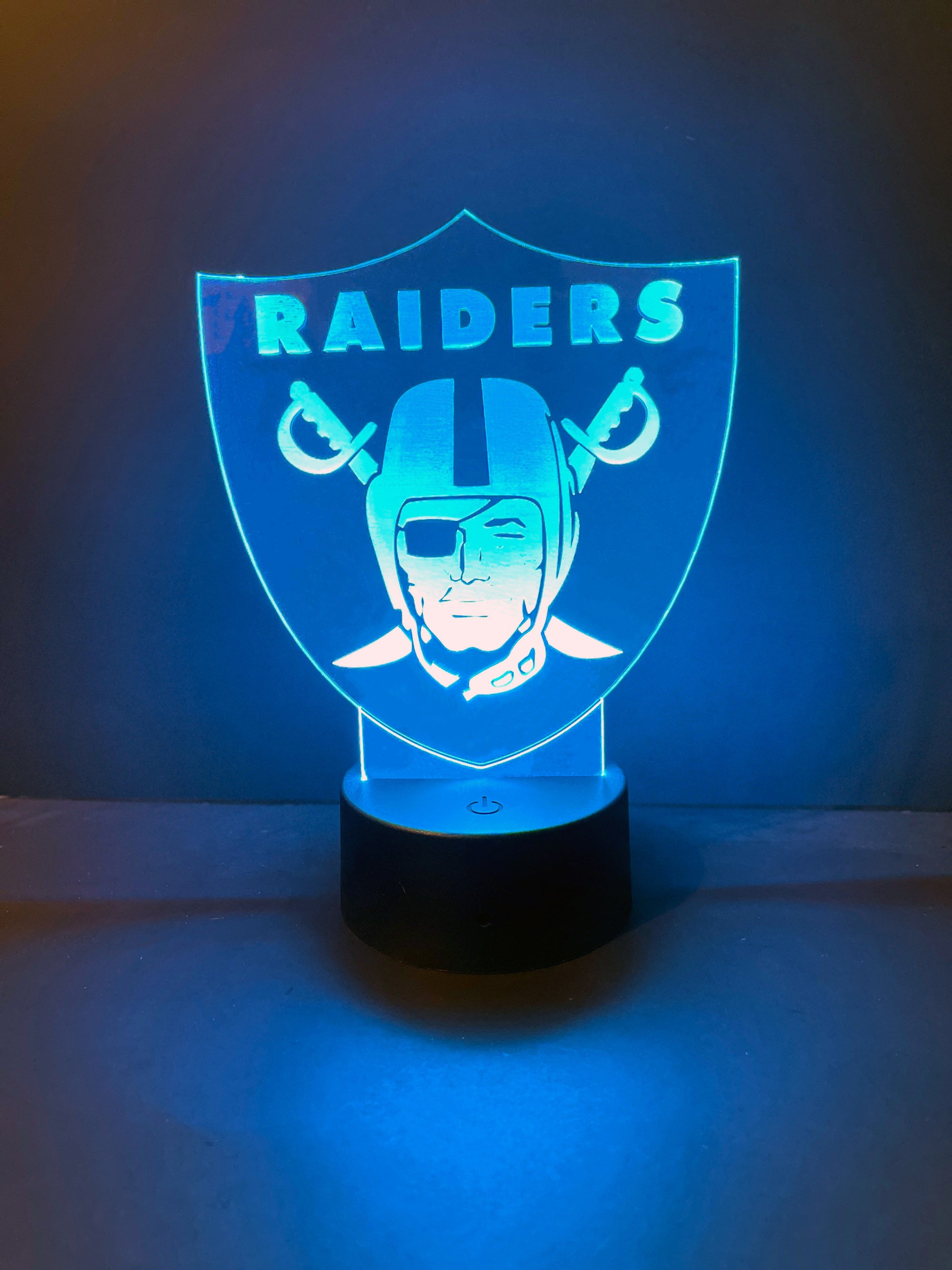 Las Vegas Raiders Color Changing Light w Remote Team Spirit