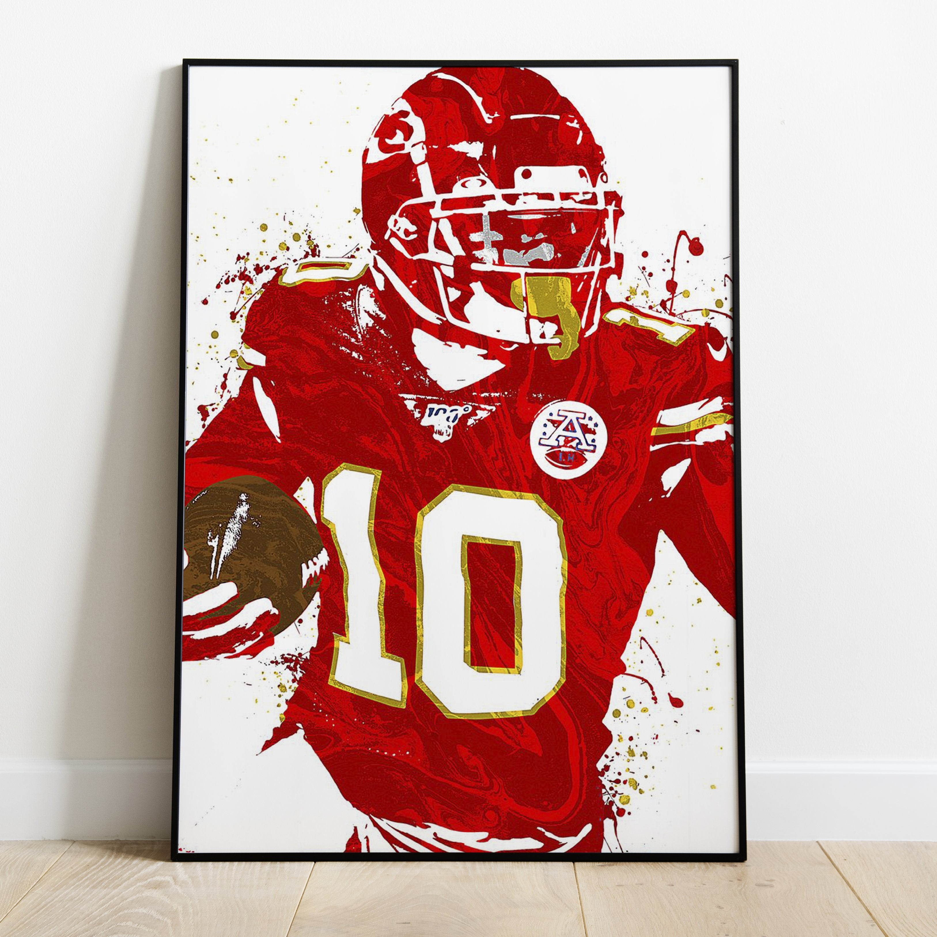 Football Art Tyreek Hill Tyreekhill Tyreek Hill Kansascitychiefs